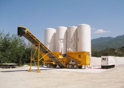 Aliumininis juostinis konvejeris betonui, Skodas - betono gamybos įranga