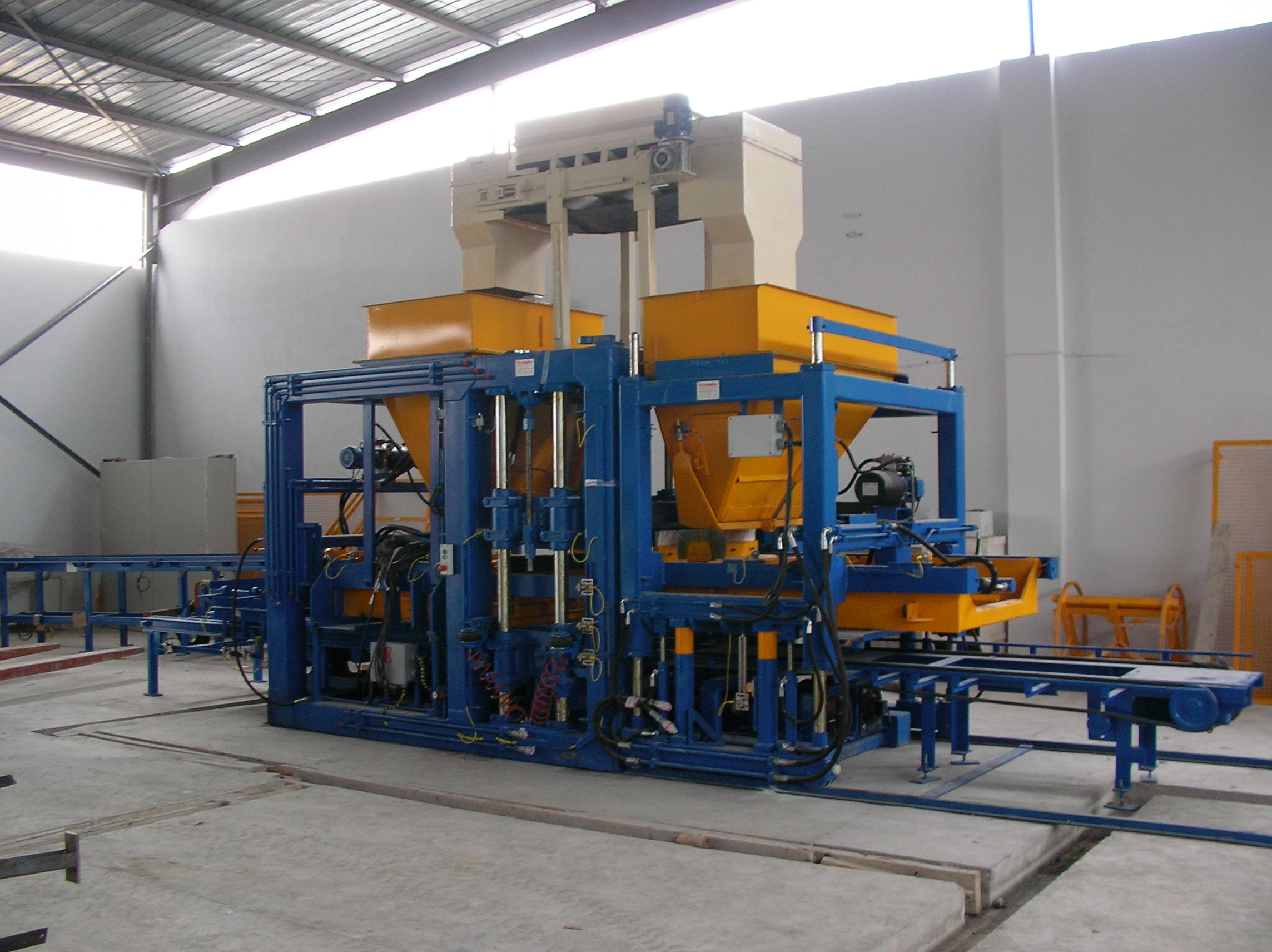 Concrete product lines , Skoda - concrete production equipment