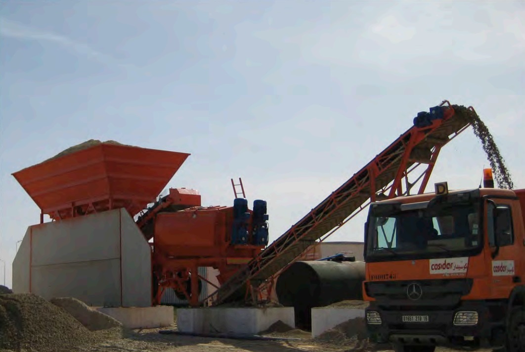 Équipement de production de mélange sec , Skoda - matériel de production de béton