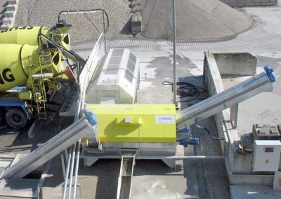 Concrete recycling system , Skoda - concrete production equipment