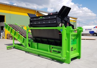 Półmobilny sito wibracyjne z przenośnikiem DB-40LS , Skodas - maszyny do produkcji betonu