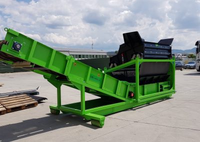 Półmobilny sito wibracyjne z przenośnikiem DB-40LS , Skodas - maszyny do produkcji betonu