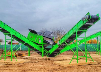 Lintkonveier sorteeritud materjalide jaoks , Škodad - betoonitootmisseadmed